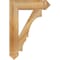 Ekena Millwork Balboa Arts & Crafts Rough Sawn Bracket, Western Red Cedar, 4"W x 18"D x 26"H BKT04X18X26BOA03RWR - alternate 4